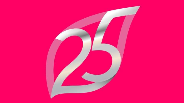 Syngenta 25th Anniversary Leaf - Full Colour - Energy Pink Bright