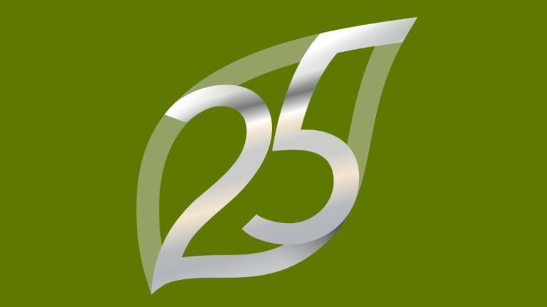Syngenta 25th Anniversary Leaf - Full Colour - Plant Green Core Dark