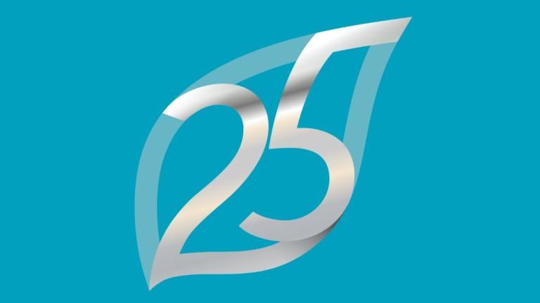 Syngenta 25th Anniversary Leaf - Full Colour - Air Blue