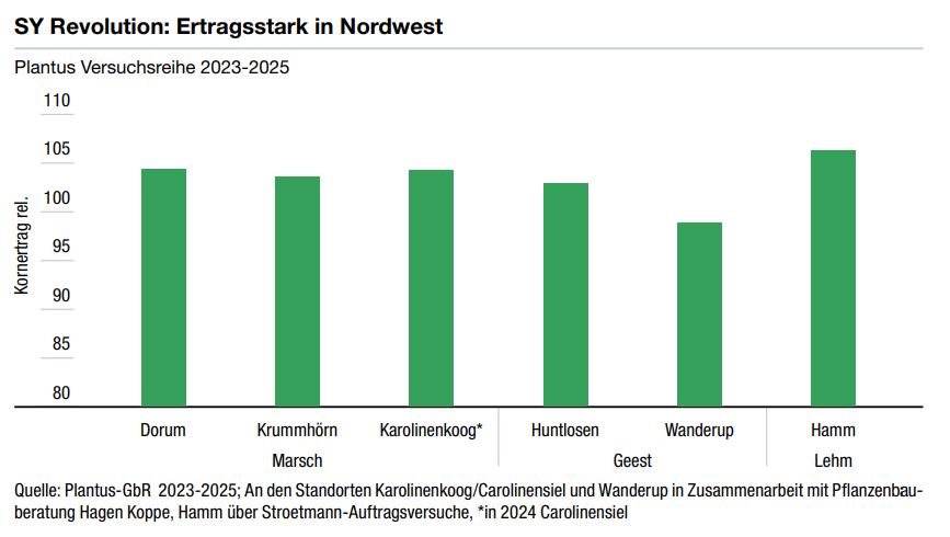 SY Revolution: Ertragsstark in Nordwest